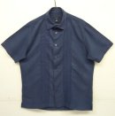 画像: VAN HEUSEN レーヨン/ポリ 半袖 ボックスシャツ ネイビー (VINTAGE) 「S/S Shirt」入荷しました。