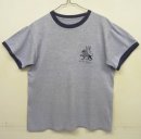 画像: 70'S UNKNOWN シングルステッチ 半袖 リンガーTシャツ ブルーヘザー (VINTAGE) 「T-Shirt」入荷しました。