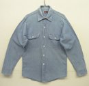 画像: 80'S BIG MAC コットン100% シャンブレーシャツ ブルー USA製 (VINTAGE) 「L/S Shirt」入荷しました。