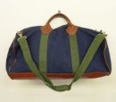 画像: 80'S LL Bean キャンバス/レザー ダッフルバッグ ネイビー/オリーブ USA製 (VINTAGE) 「Bag」入荷しました。