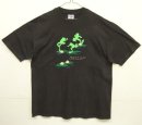 画像: 80'S FROGS LEAP シングルステッチ 両面プリント 半袖 Tシャツ ブラック USA製 (VINTAGE) 「T-Shirt」入荷しました。