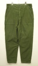 画像: 70'S アメリカ軍 US ARMY "OG107" コットンサテン ベイカーパンツ W38L35 (VINTAGE) 「Bottoms」入荷しました。