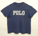 画像: 90'S RALPH LAUREN "POLOプリント" 半袖 Tシャツ ネイビー (VINTAGE) 「T-Shirt」入荷しました。