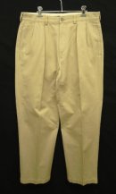 画像: 90'S RALPH LAUREN "ANDREW PANT" ツープリーツ チノパンツ ベージュ (VINTAGE) 「Bottoms」入荷しました。