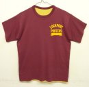 画像: 70'S LOCKPORT PORTERS ダブルフェイス リバーシブル Tシャツ バーガンディ/イエロー (VINTAGE) 「T-Shirt」入荷しました。