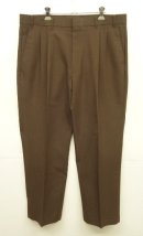 画像: 80'S LEVIS "ACTION SLACKS" ツープリーツ スラックス ブラウン TALONジップ (VINTAGE) 「Bottoms」入荷しました。