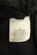 画像: アメリカ軍 US ARMY IPFU ナイロン トレーニングパンツ ブラック L-SHORT (USED) 「Bottoms」入荷しました。