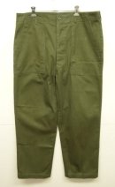 画像: 60'S アメリカ軍 US ARMY "OG107" コットンサテン 平ボタン ベイカーパンツ W38L33 (VINTAGE) 「Bottoms」入荷しました。