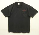 画像: 80'S TINKER TAVERN シングルステッチ 両面プリント ポケット付き 半袖 Tシャツ ブラック USA製 (VINTAGE) 「T-Shirt」入荷しました。