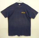 画像: 90'S US COAST GUARD シングルステッチ 両面プリント 半袖 Tシャツ フェードネイビー USA製 (VINTAGE) 「T-Shirt」入荷しました。