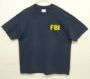 画像: 90'S FBI 両面プリント 半袖 Tシャツ ネイビー (VINTAGE) 「T-Shirt」入荷しました。