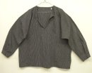 画像: ユーロワーク UNKNOWN コットン 脇ガゼット付き フィッシャーマンスモック ブラックストライプ (VINTAGE) 「L/S Shirt」入荷しました。