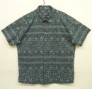 画像: PATAGONIA ヘンプ/コットン 半袖 ボックスシャツ 総柄 (USED) 「S/S Shirt」入荷しました。