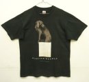 画像: 90'S WILLIAM WEGMAN "IN THE BOX" FOTOFOLIO製 Tシャツ ブラック USA製 (VINTAGE) 「T-Shirt」入荷しました。