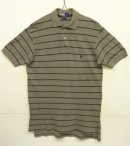 画像: 90'S RALPH LAUREN 半袖 ポロシャツ グレー/グリーン ボーダー USA製 (VINTAGE) 「S/S Polo」入荷しました。