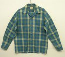 画像: 60'S TOWNCRAFT "PENN-PREST" オープンカラーシャツ チェック柄 (VINTAGE) 「L/S Shirt」入荷しました。