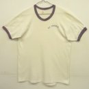 画像: 60'S RUSSELL SOUTHERN CO シングルステッチ 染み込みプリント 半袖 リンガーTシャツ ホワイト (VINTAGE) 「T-Shirt」入荷しました。