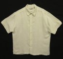 画像: HAVANA SHIRT CO リネン/レーヨン ジャガード 半袖 ボックスシャツ ホワイト (USED) 「S/S Shirt」入荷しました。