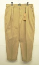 画像: WOODBLOCK "2TUCK CHINO TROUSER" KHAKI (VINTAGE) 「Bottoms」入荷しました。