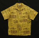 画像: 50'S MADE IN CALIFORNIA 三角タグ コットン100% アロハシャツ カーキベース USA製 (VINTAGE) 「S/S Shirt」入荷しました。