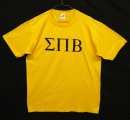 画像: 80'S JERZEES "ΣΠΒ" シングルステッチ Tシャツ イエロー USA製 (VINTAGE) 「T-Shirt」入荷しました。