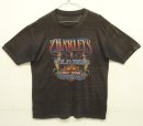 画像: 70'S HARLEY DAVIDSON 両面プリント シングルステッチ 半袖 Tシャツ フェードブラック (VINTAGE) 「T-Shirt」入荷しました。