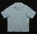 画像: 60'S GRODINS OF CALIFORNIA レーヨンネップ 半袖 オープンカラーシャツ ライトブルー (VINTAGE) 「S/S Shirt」入荷しました。