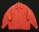 画像: 50'S DUNHILL SPORTSWEAR レーヨン 長袖 オープンカラーシャツ レッド/カスリ (VINTAGE) 「L/S Shirt」入荷しました。