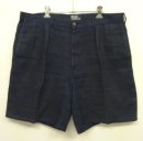 画像: 90'S RALPH LAUREN ツープリーツ リネンショーツ ダークネイビー USA製 (VINTAGE) 「Shorts」入荷しました。