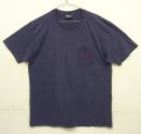 画像: 90'S RALPH LAUREN シングルステッチ 耳付きポケット 半袖 Tシャツ ネイビー USA製 (VINTAGE) 「T-Shirt」入荷しました。