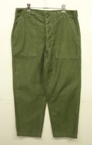 画像: 70'S アメリカ軍 US ARMY "OG107" コットンサテン ベイカーパンツ W36L29 (VINTAGE) 「Bottoms」入荷しました。