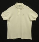 画像: 70'S CHEMISE LACOSTE ポロシャツ ホワイト フランス製 (VINTAGE) 「S/S Polo」入荷しました。