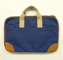 画像: 90'S LL Bean ナイロン/レザー ブリーフケース ネイビー USA製 (VINTAGE) 「Bag」入荷しました。