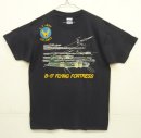 画像: 80'S US ARMY AIR FORCE "B-17 FLYING FORTRESS" シングルステッチ 両面プリント Tシャツ ネイビー USA製 (VINTAGE) 「T-Shirt」入荷しました。