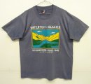 画像: 90'S WALTERTON GLACIER INTERNATIONAL PEACE PARK シングルステッチ Tシャツ フェードネイビー USA製 (VINTAGE) 「T-Shirt」入荷しました。