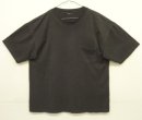 画像: UNKNOWN コットン100% シングルステッチ ポケット付き Tシャツ フェードブラック (VINTAGE) 「T-Shirt」入荷しました。