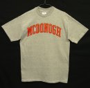 画像: 90'S THE COTTON EXCHANGE "MCDONOGH" シングルステッチ Tシャツ ヘザーグレー USA製 (DEADSTOCK) 「T-Shirt」入荷しました。