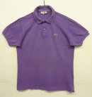 画像: 70'S CHEMISE LACOSTE ポロシャツ パープル フランス製 (VINTAGE) 「S/S Polo」入荷しました。