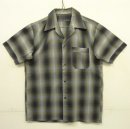 画像: ユーロヴィンテージ UNKNOWN 半袖 オープンカラーシャツ オンブレチェック (VINTAGE) 「S/S Shirt」入荷しました。