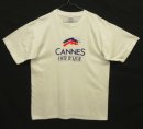 画像: 80'S CANNES - COTE D'AZUR シングルステッチ 半袖 Tシャツ ホワイト USA製 (VINTAGE) 「T-Shirt」入荷しました。