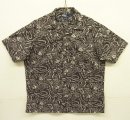 画像: 90'S RALPH LAUREN "CLAYTON" コットン 半袖 オープンカラーシャツ ブラックベース/ドラゴン柄 (VINTAGE) 「S/S Shirt」入荷しました。