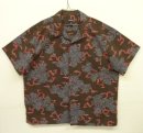 画像: RALPH LAUREN "POLO JEANS" コットン 半袖 オープンカラーシャツ ブラウンベース総柄 (VINTAGE) 「S/S Shirt」入荷しました。