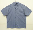 画像: 90'S RALPH LAUREN "CALDWELL" コットン 裾ロゴ 半袖 オープンカラーシャツ ライトブルー (VINTAGE) 「S/S Shirt」入荷しました。