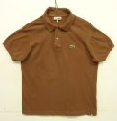 画像: 70'S CHEMISE LACOSTE ポロシャツ ブラウン フランス製 (VINTAGE) 「S/S Polo」入荷しました。