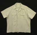 画像: 50'S UNKNOWN フレンチ 半袖 オープンカラーシャツ オフホワイト (VINTAGE) 「S/S Shirt」入荷しました。