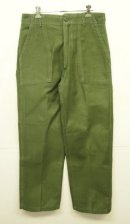 画像: 60'S アメリカ軍 US ARMY "OG107" コットンサテン ベイカーパンツ W32L31 (VINTAGE) 「Bottoms」入荷しました。