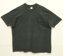 画像: UNKNOWN シングルステッチ 耳付きポケット 半袖 Tシャツ ブラック (VINTAGE) 「T-Shirt」入荷しました。