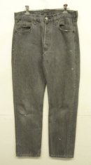 画像: 80'S LEVIS 501 デニム 先染めブラック USA製 (VINTAGE) 「Bottoms」入荷しました。