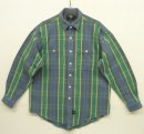 画像: 90'S RRL 初期 三ツ星タグ ヘビーフランネル ワークシャツ チェック柄 (VINTAGE) 「L/S Shirt」入荷しました。