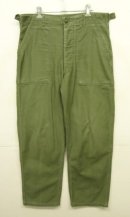 画像: 60'S アメリカ軍 US ARMY "OG107" 初期モデル コットンサテン 平ボタン ベイカーパンツ (VINTAGE) 「Bottoms」入荷しました。